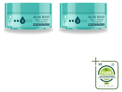 Produktbild von 2 x Taft Aloe Boost Haarpaste - 75 ml - Großpackung - 2 Stücke