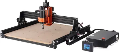 Zdjęcie produktu dla Grawerka CNC - obszar roboczy 400x400x60mm - 300W - 3-osiowe sterowanie GRBL - zestaw do grawerowania drewna 1200 obr