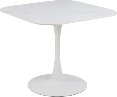 Produktbild von Smuk Esstisch 90 cm Jayden Keramik Weiß