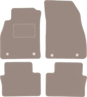 Immagine prodotto di Tappetini auto in velluto per Opel Insignia A berlina, station wagon, gran turismo, liftback (2008-2017) - set di tappetini LUX beige (4 pezzi)