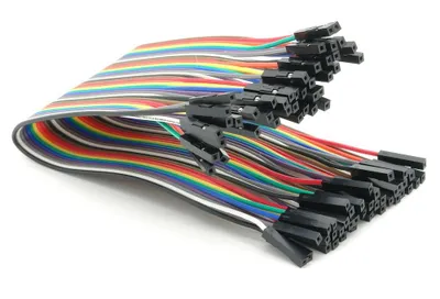 Produktbild von 40pin Jumper / Dupont Kabel Female Female trennbar - Länge: 0,50 m