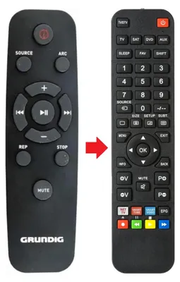 Produktbild von Fernbedienung geeignet für GRUNDIG DSB-950 | DSB950 | GSB910