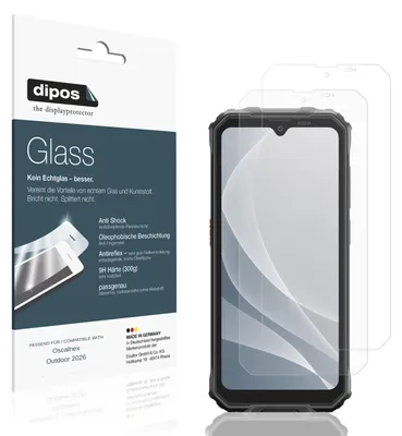 Image de 2x Protection écran pour Oscalnex Outdoor 2026 mat Verre souple Film Protecteur 9H dipos