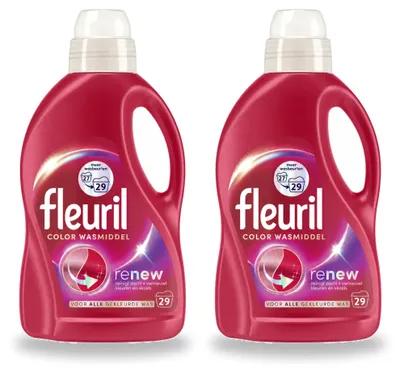 Produktbild von 2 x Fleuril Color Flüssigwaschmittel - 1,305 L - Vorteilspackung - 2 Stücke