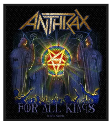 Immagine prodotto di Anthrax - Toppa "For All Kings" RO2489 (Taglia unica) (Nero/Blu)