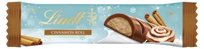 Zdjęcie produktu dla Lindt, batony czekoladowe "Cynamonowe Bułeczki", mleczna czekolada, opakowanie 38g