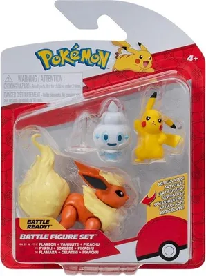 Obrázok produktu pre Jazwares Pokémon Battle figure Pikachu a Vanillite a Flareon