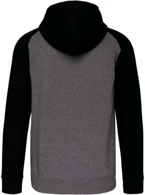 Produktbild von Proact Uni Kapuzenjacke Sweat-Jacke Hoodie Kapuzenpullover, Größe:L, Farbe:Grey Heather/Black
