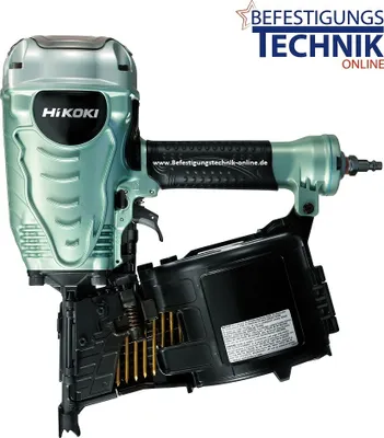 Produktbild von HiKOKI Coil-Nagler 16°, 45-90 mm, drahtgebundene Nägel bis Schaft-Ø 3,3 mm, incl. Zubehör, Karton