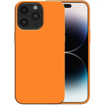 Obrázek produktu pro Smartphonica Silikonové pouzdro pro iPhone 14 Pro Max s měkkým vnitřkem - oranžové