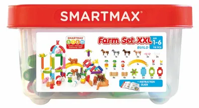 Produktbild von Smartmax magnetisches Bauernhof Spielzeug XXL Bauset - STEM