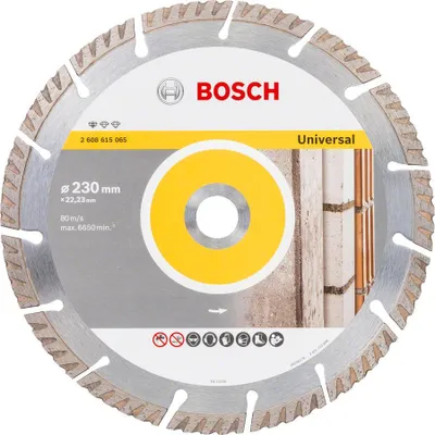 Productafbeelding van Bosch 2608615059 Bosch Diamanttrennscheibe 125x22,23 Stnd. Universal Speed