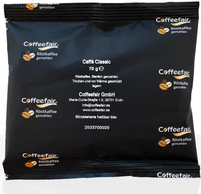 Produktbild von Coffeefair Filterkaffee Caffe Classic 65 x 70g Kaffee gemahlen Gastro-Qualität