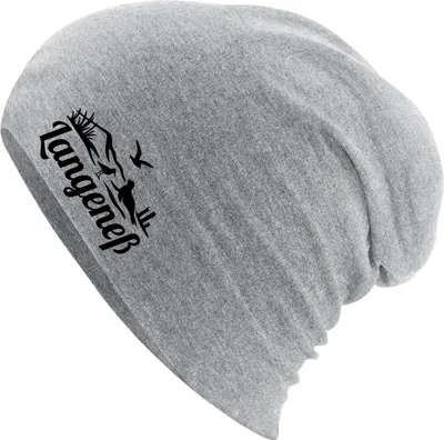 Produktbild von Huuraa Beanie Langeneß Strandmotiv Heather Grey One Size Baumwolle und Elasthan Mütze Geschenkidee