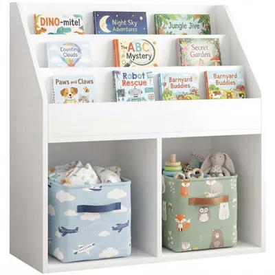 Image de Bibliothèque de jouets pour enfants Bibliothèque sur pied 80 cm
