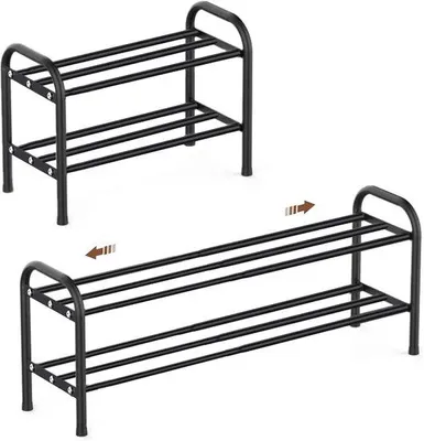 Produktbild von Azomor®️ Platzsparender und verstellbarer Schuhregal für Innen- und Außenbereich