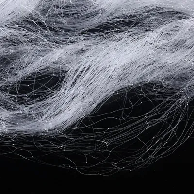 Image de 1m x 20m Filet de pêche avec flotteur Piège à poissons Monofilament à petites mailles (3 doigts de maille)