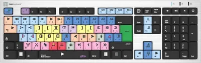 Obrázok produktu pre Logickeyboard LKB-MCOM4-AJPU-FR - Volle Größe (100%) - Kabelgebunden - USB - Scherenschalter - AZERTY - Silber