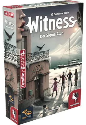 Produktbild von Deep Print Games: Witness - Der Sigma-Club