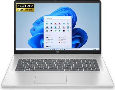 Produktbild von HP 17cn Notebook 17,3" Intel i5-120U @5GHz 16GB DDR4 512GB NVMe SSD IPS FHD Windows 11 Laptop
