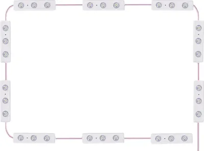Obrázek produktu pro Verk 27515 LED pásek na zrcadlo USB, stmívatelný, 10 zářovek