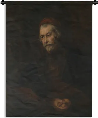 Produktbild von MuchoWow® Wandteppich Wandbehang Der Apostel Paulus - Rembrandt van Rijn 90x120 cm Tapisserie Dekoration Wandtuch - Wanddeko