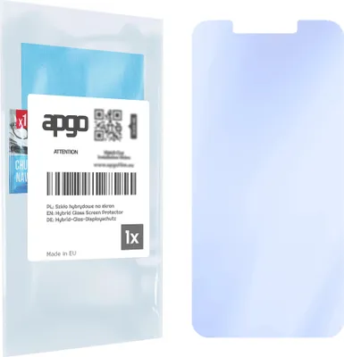 Produktbild von apgo Displayschutzglas für LG G8S ThinQ Bildschirmschutz, 9H Hybrid Schutzglas mit Keramikbeschichtung [Glänzend, Full Glue]