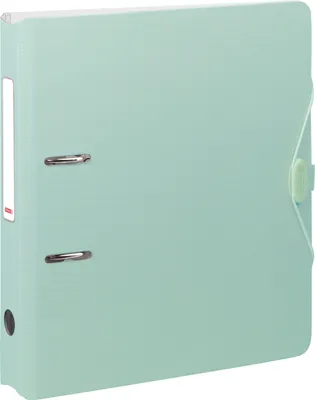 Produktbild von BRUNNEN Ordner „WAVE“ Colour Code mint A4, 50 mm, Hebelmechanik mit gummiertem Griff