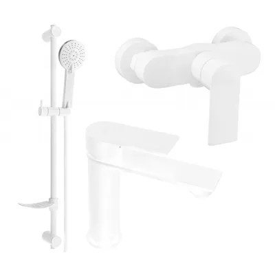 Obrázok produktu pre Mexen Royo DF05 sprchová súprava, biela- 72204DF05-20