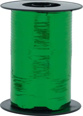 Produktbild von Geschenkband Polyband 5mm/250m Metallic Grün