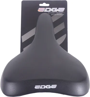 Produktbild von Edge Towny Fahrradsattel mit Memory Foam Schwarz