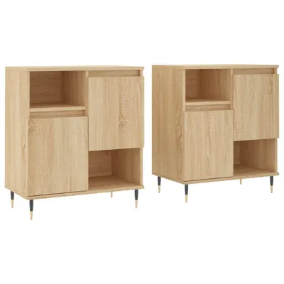 Produktbild von Sideboards 2 Stk. Sonoma-Eiche Holzwerkstoff