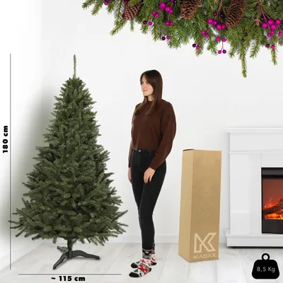 Obrázok produktu pre Vianočný stromček - Umelá jedľa - Kaukazská jedľa - Verne napodobňuje prírodu - Výška 180 cm - Hmotnosť 8,5 kg
