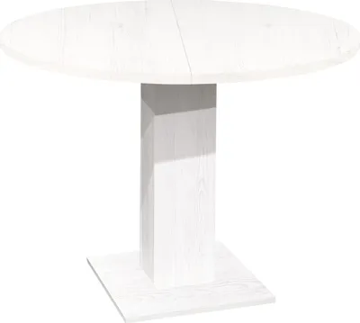 Zdjęcie produktu dla Säulen-Esstisch >Tap< (ausziehbar bis 130cm) in pino aurelio - 90(130)x76x90cm (BxHxT)