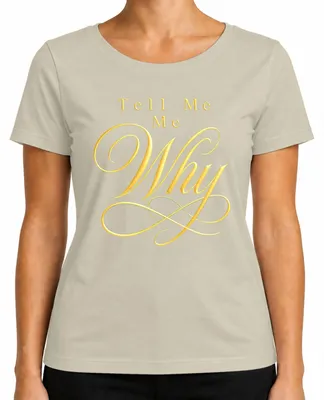 Immagine prodotto di Tell Me Why: Musica pop degli anni '90, nostalgia, culto. T-shirt da donna "I want it that way", colore naturale, taglia S