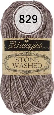 Produktbild von Scheepjes Stone Washed 829 Obsidian