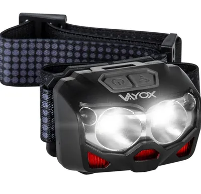 Immagine prodotto di Lampada frontale a LED COB XTE ricaricabile USB IP65 Professionale Vayox