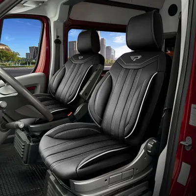 Immagine prodotto di Copri sedili Ford Transit Courier 2014 - 2023 – Miami nero – vestibilità perfetta (sedile/sedile)
