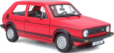 Zdjęcie produktu dla BBURAGO Volkswagen Golf Mk1 GTI (1979) 1/24, Model samochodu klasycznego, Wstępnie zmontowany, 1:24, Volkswagen Golf Mk1 GTI, Każda płeć, Czerwony