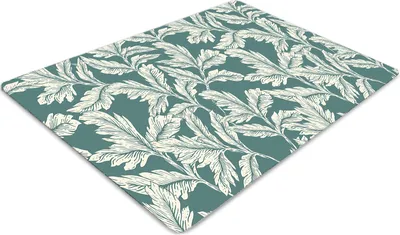 Produktbild von Stuhlunterlage Bürostuhlunterlage 120 cm x 90 cm Bodenmatte Bürostuhlunterlage - Bild der Blätter