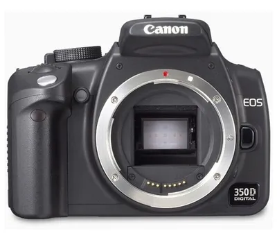 Produktbild von Canon EOS 350D EOS, 8 MP, CMOS, 3:2, 0 x, 0 x, 17 - 27 mm