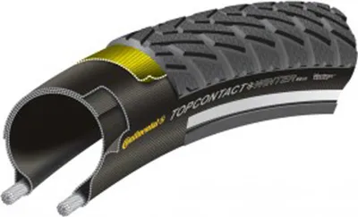 Zdjęcie produktu dla Continental Contact Winter, 26", Miasto/Trekking, Szytka, Składany koralik, Czarny, Niemcy