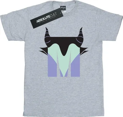 Produktbild von Disney - "Alphabet M Is For Maleficent" T-Shirt für Herren BI18478 (3XL) (Grau)