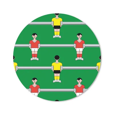 Produktbild von MuchoWow® Mauspad Mousepad Muster - Fußball - Sport 30x30 cm - Mousepads - Maus Mat - Pad - Mausunterlage - Tischunterlage - Schreibtischmatten