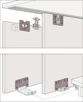 Produktbild von HAWA Clipo 26 H MS - Beschlägegarnitur 1000 x 2200, 2 türig