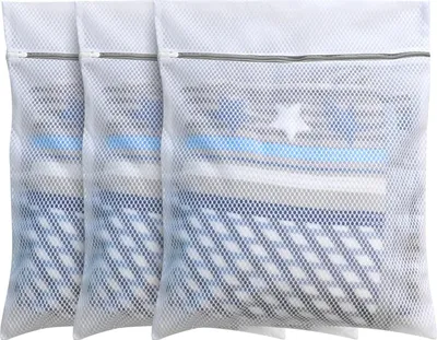 Produktbild von OKWISH 3x Wäschesack Wäschenetz Wäschebeutel Wäschenetze Waschmaschine Netz Sack Set 50x60cm