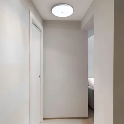 Produktbild von Led Deckenlampe mit Bewegungsmelder, Decke Lampe innen für Badezimmer Küche Wohnzimmer Keller Schlafzimmer Flur, Kaltweiß 18W Ø22cm