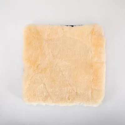 Sitzkissen Lammfell 40x40 cm beige 4er-Set