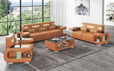 Produktbild von Sofagarnitur Sofa 321 Schwarz Set JVmoebel