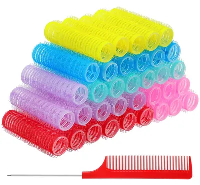 Productafbeelding van Set van 36 Zelfklevende Haarrollers voor Korte Haarsnit